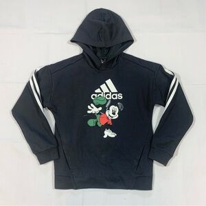 Adidas x Disney Mickey Mouse 10 Years Old Performance Sports Pullover Hoodie Blk